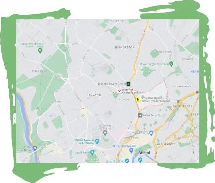 Map of Bristol