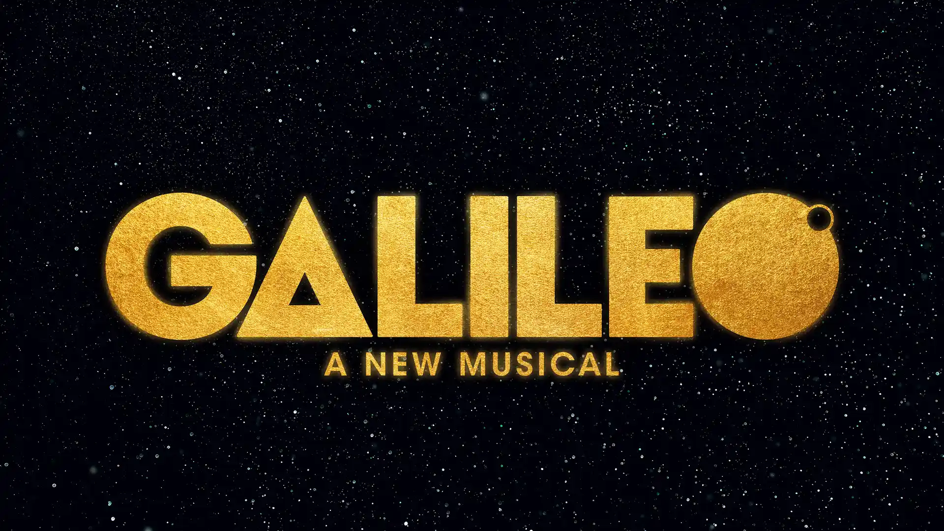Galileo Broadway banner — a new musical at the Schubert Theatre, New York