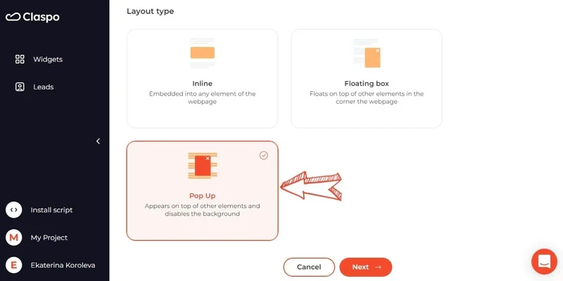 layout type & style 1