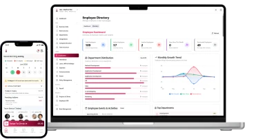 Go-EMS web application and mobile app dashbaord