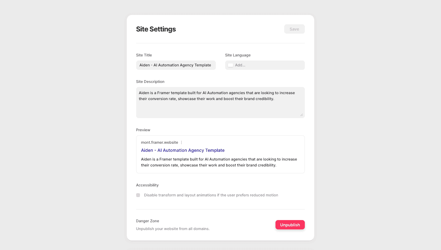 framer component library