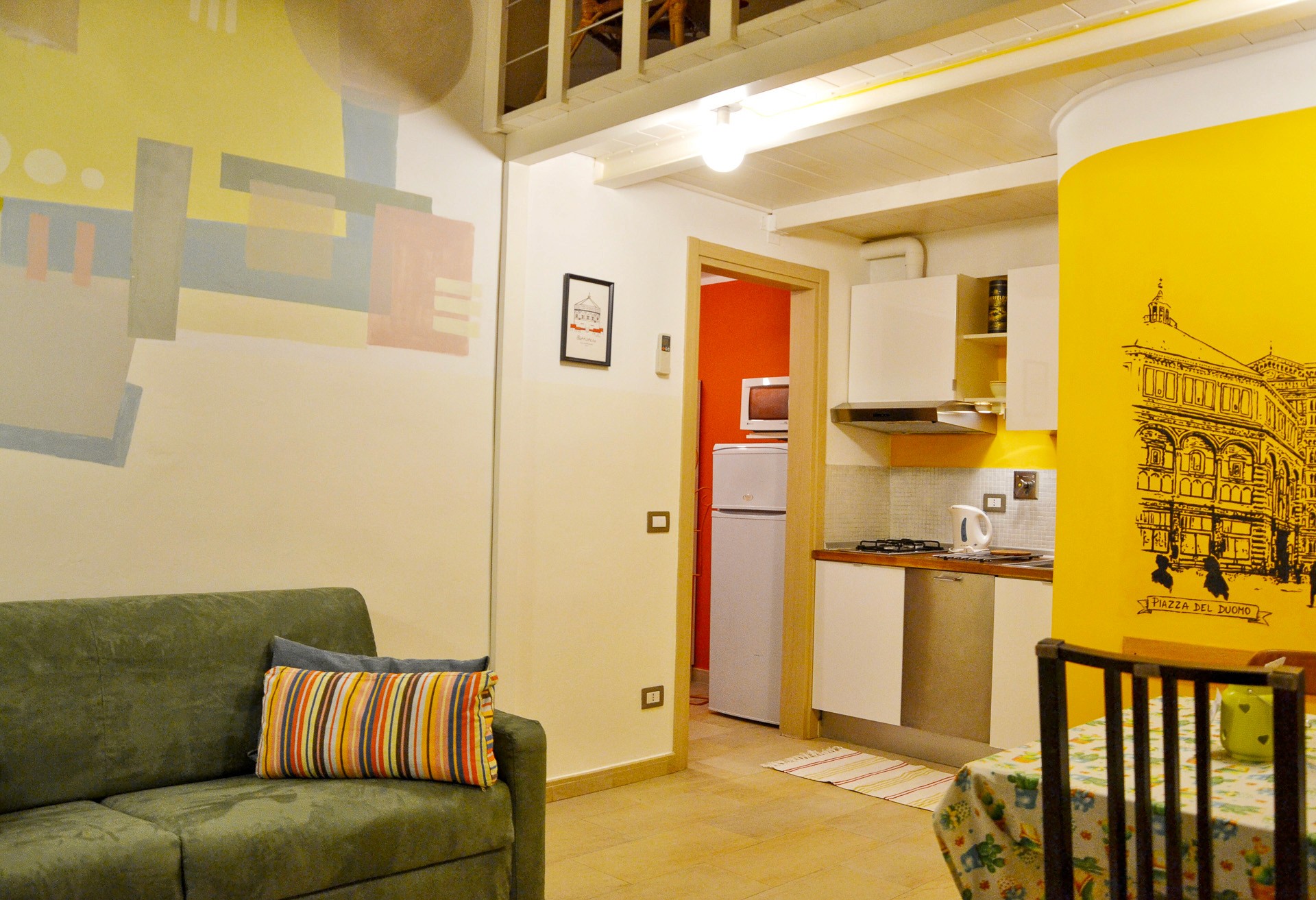 Immagine della cucina e salotto 