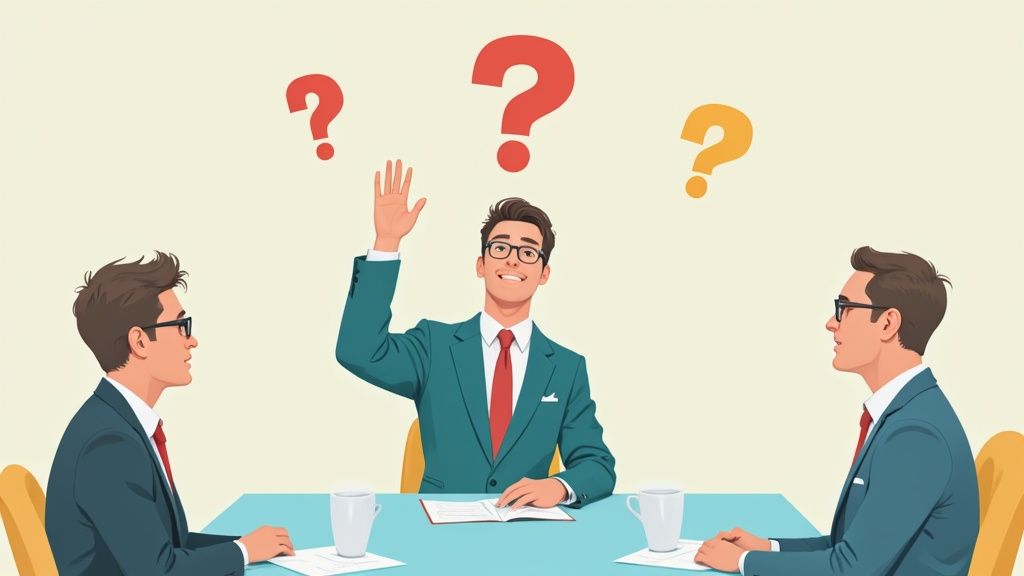 Haben Sie noch Fragen an uns? (Do you have any questions for us?)