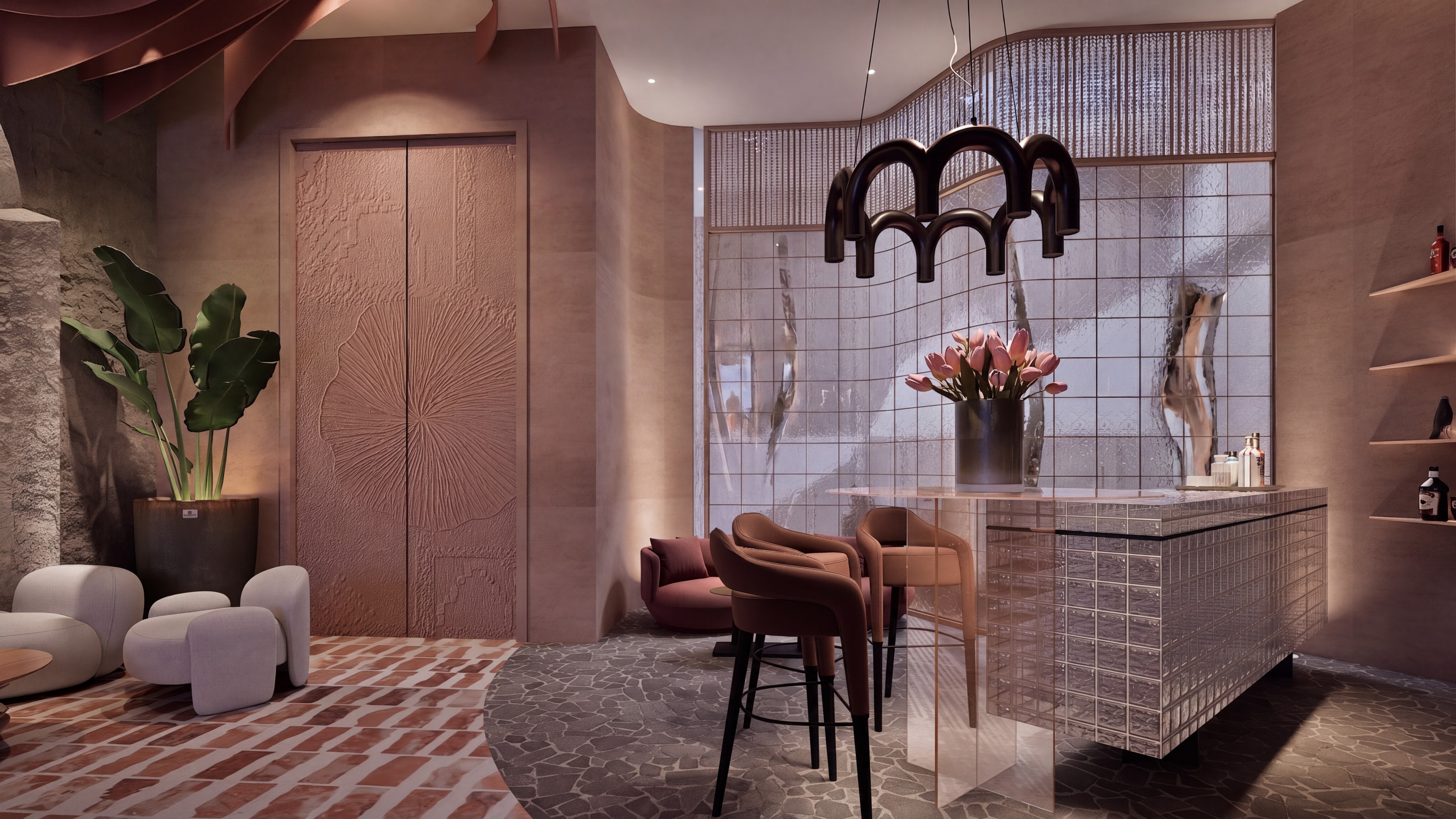 Project showcase image featuring a modern, refined interior.