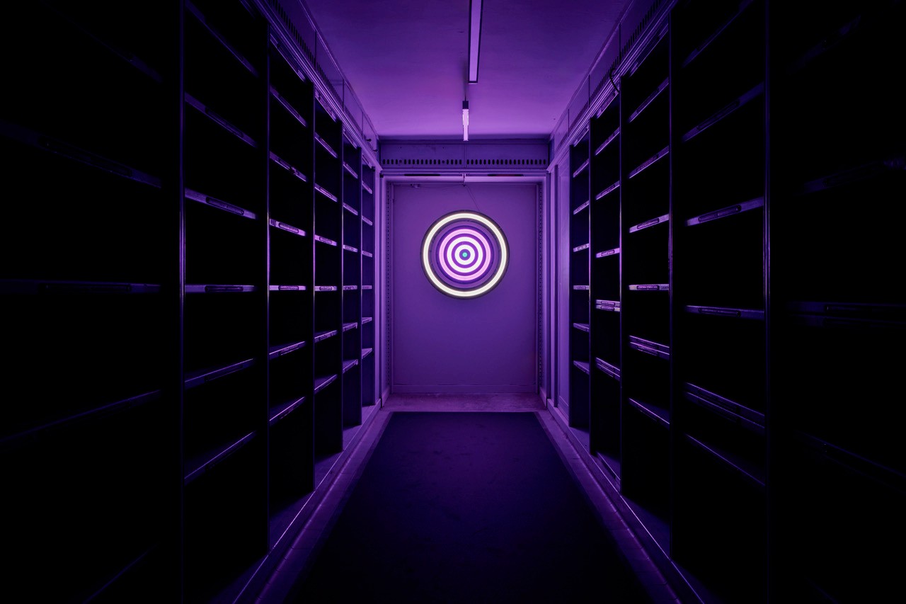 Chroniques - light artwork by Visual System Bethune Labanque 