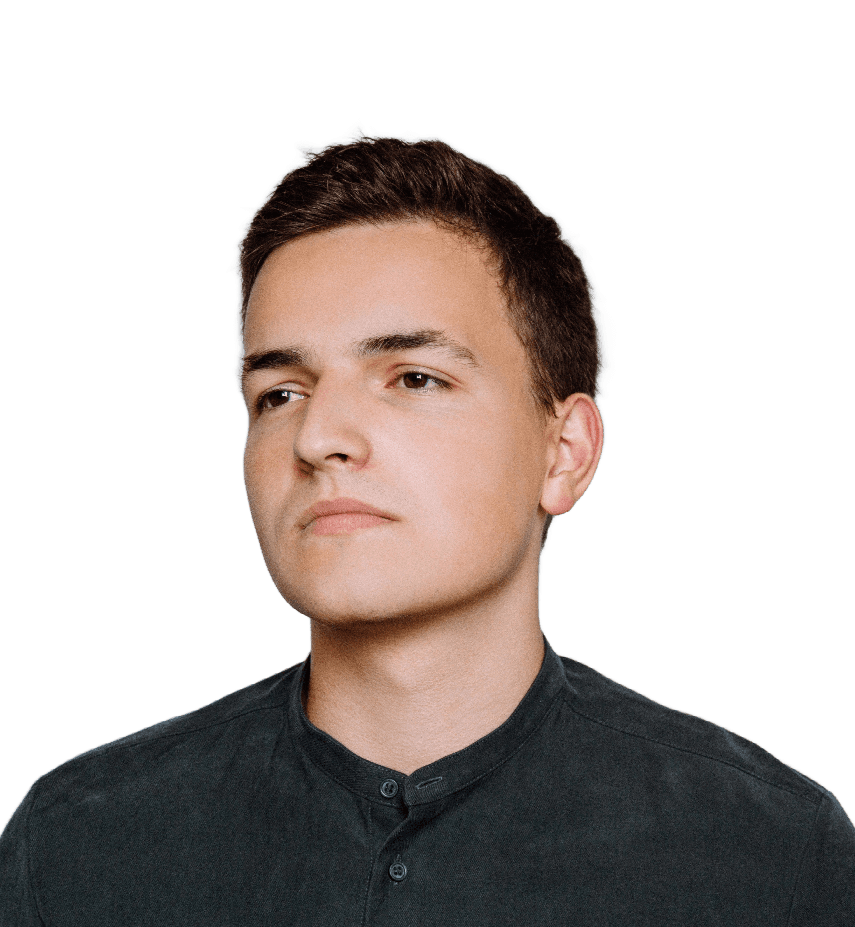 man in black button-up shirt (Background Removed)
