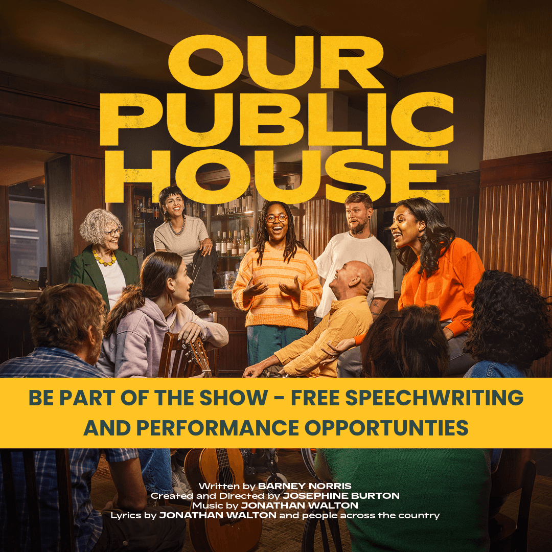 Barn Theatre wih audiences watching a production