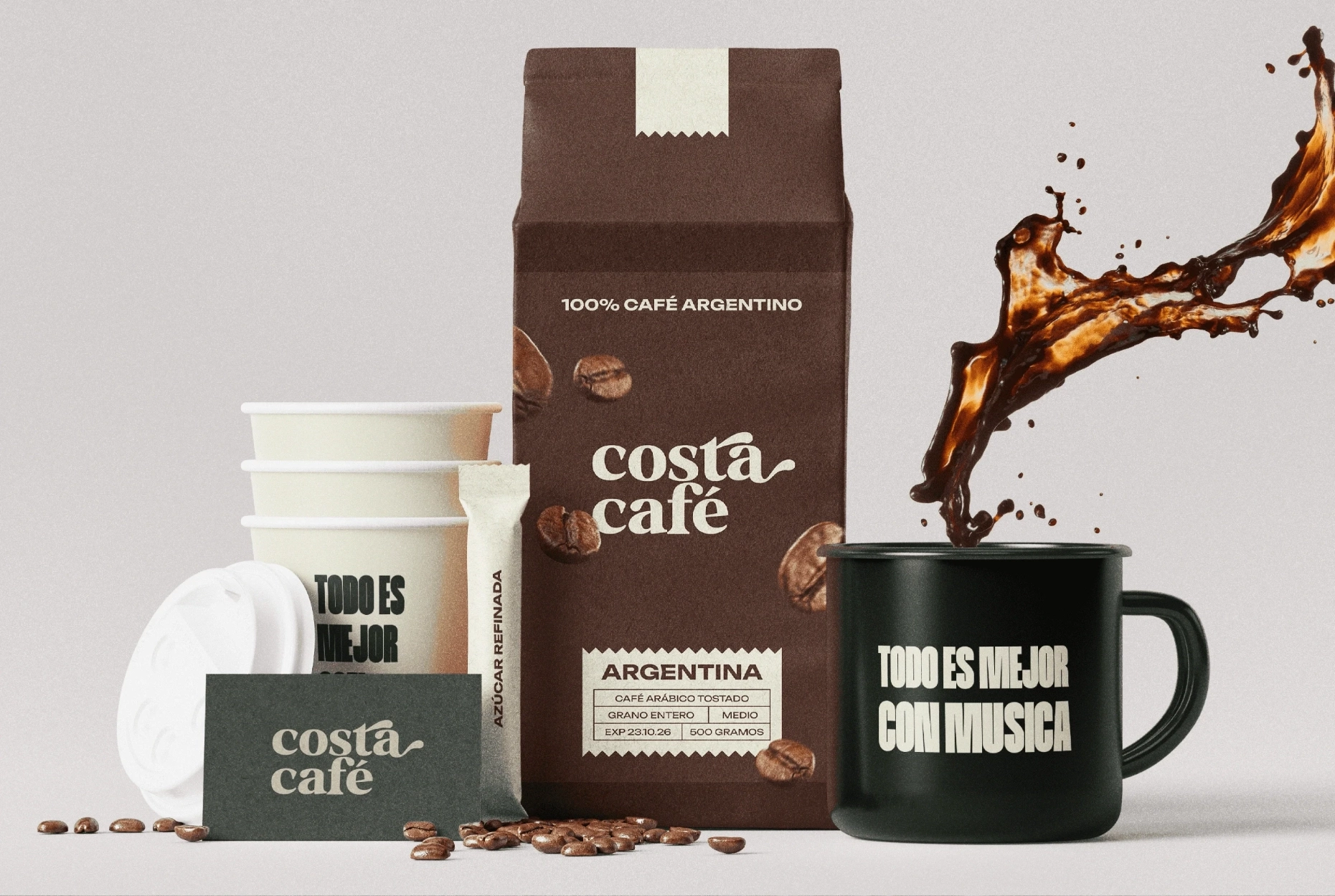 costa cafe packaging