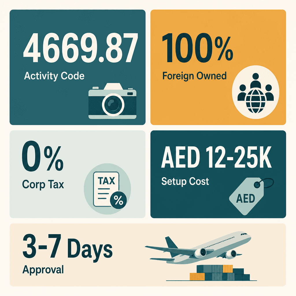 Infographic: Start a Photography Processing Materials Trading Business in Dubai