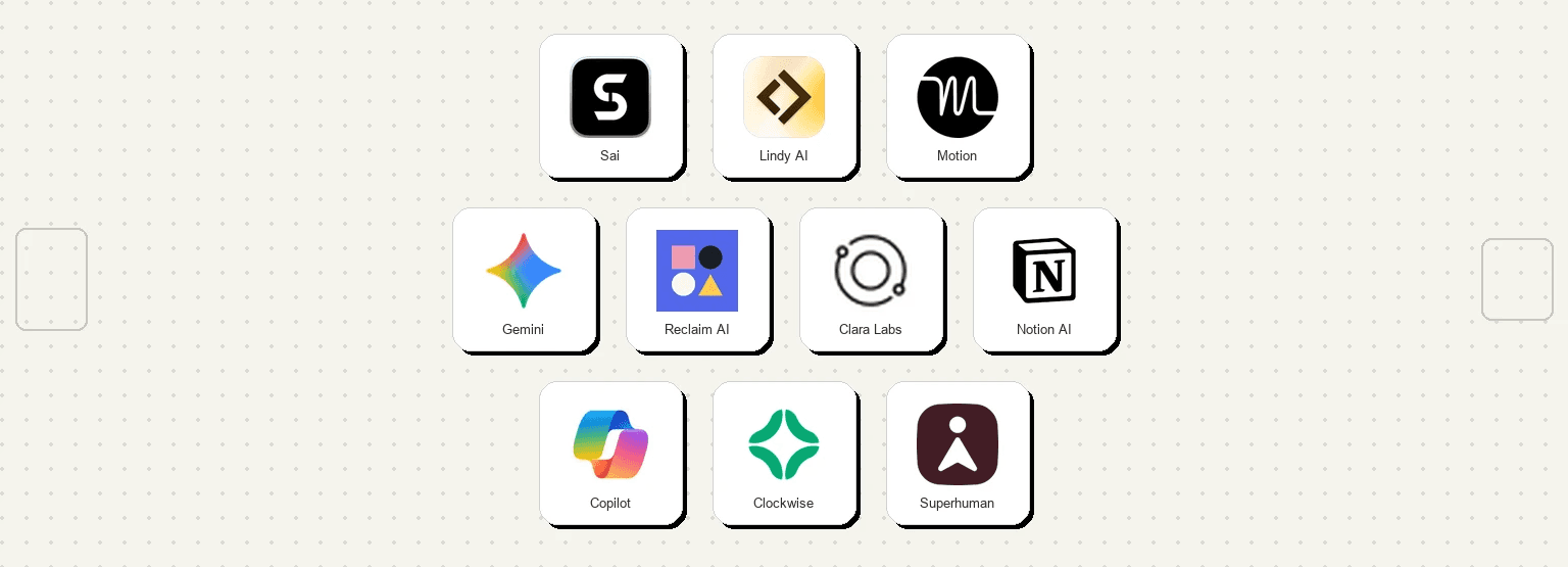 Collection of various AI assistant logos - Best AI Agents for Excel