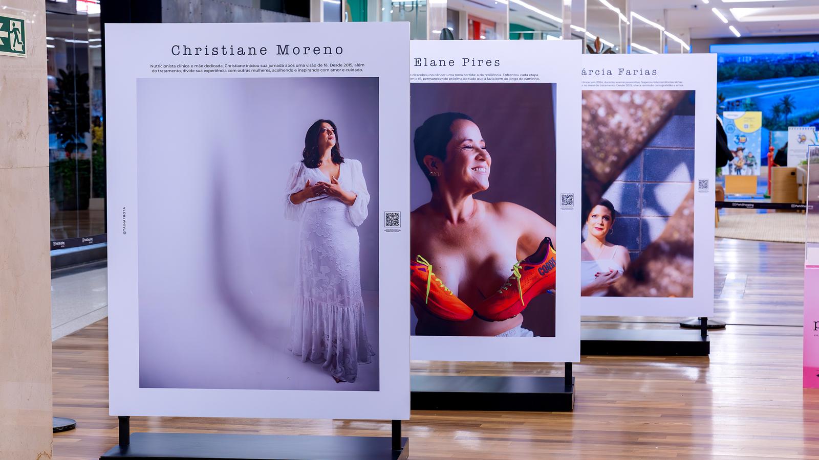 Fotografias da mostra Prefácio, do Grupo Santa com o ParkShopping