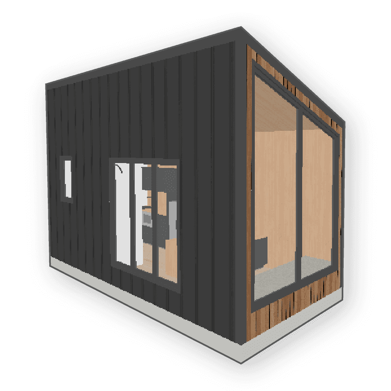 Tiny Office on a Foundation