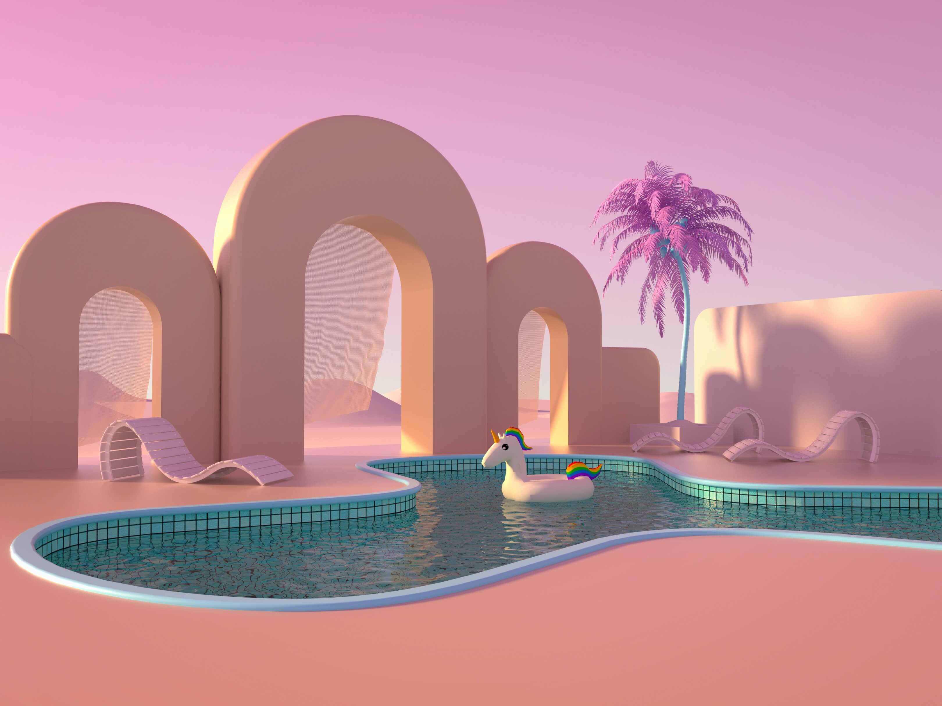 3d pool illustration