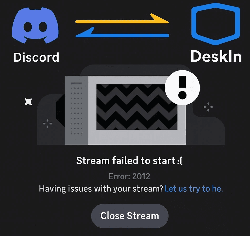 DIscord screen sharing not work