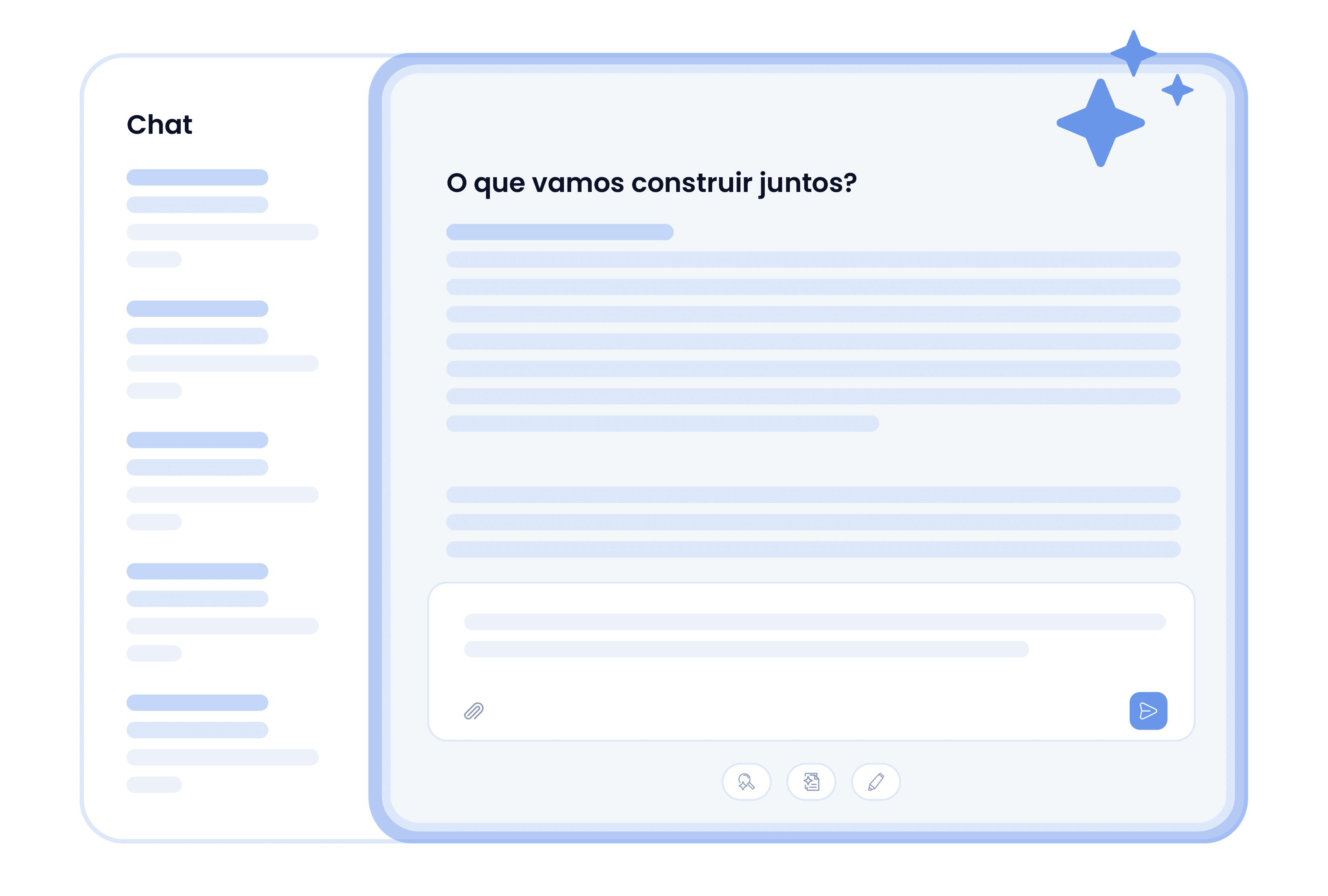 Interface do Chat da Inspira.