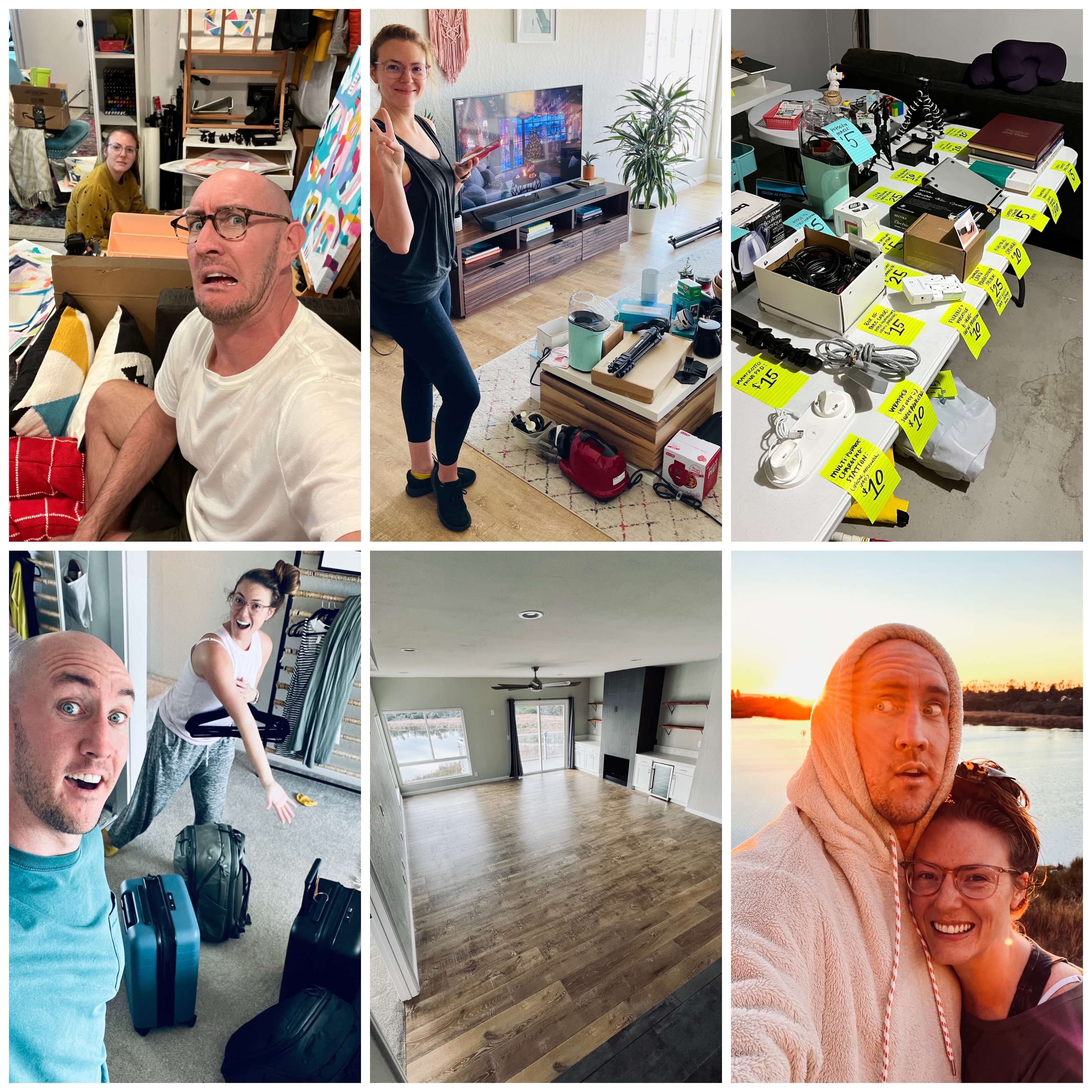 We sold all our stuff!