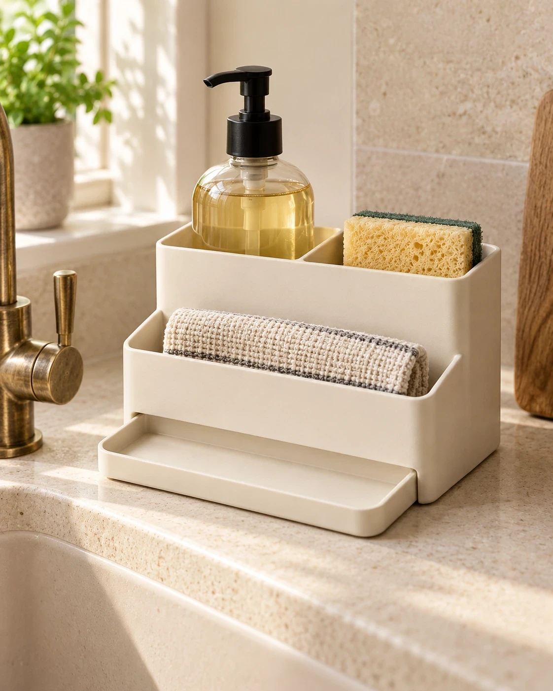 Counter Caddy in an everyday routine