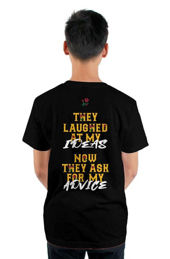 My Ideas Embroidered Front - Black