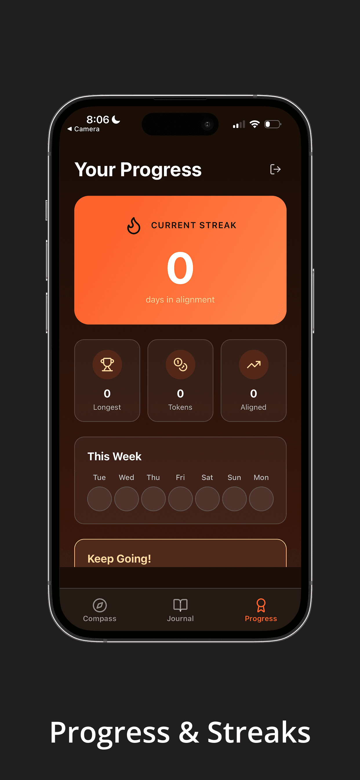 Screenshot de pantalla de medición del BOLT deLoto - App