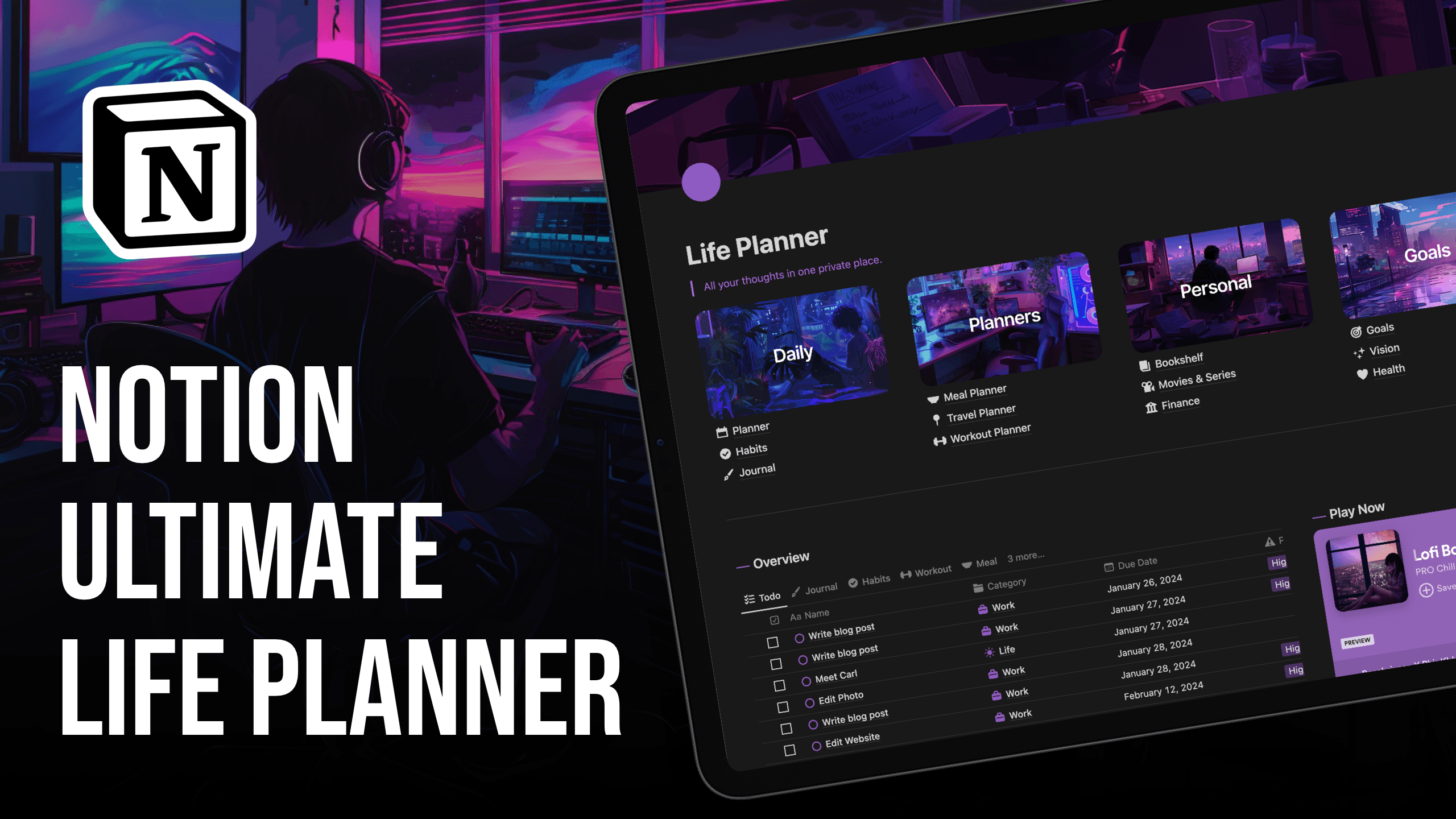 10+ Best Notion Productivity Templates