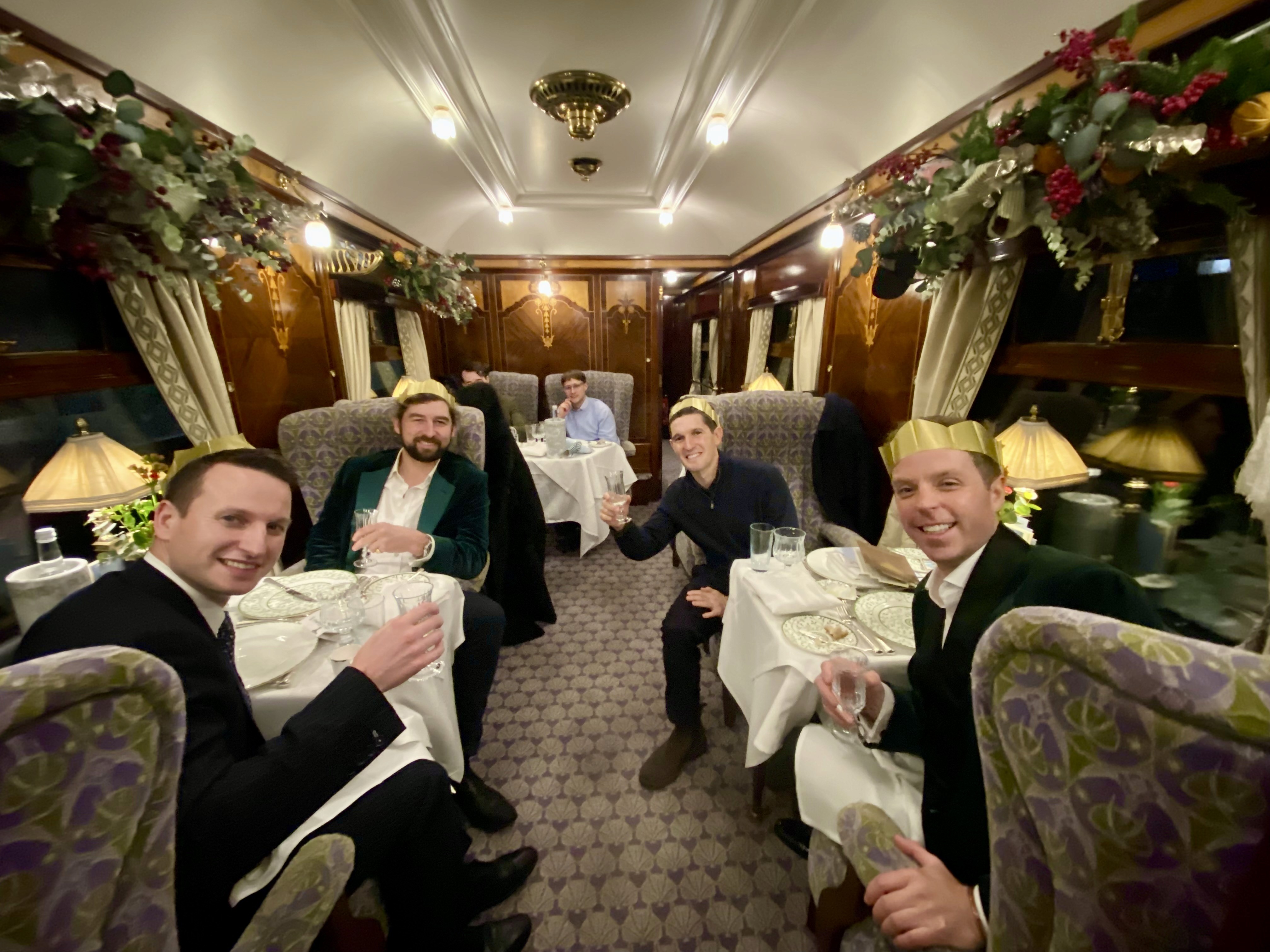 Snow-covered chalet venue for IQUW corporate ski event