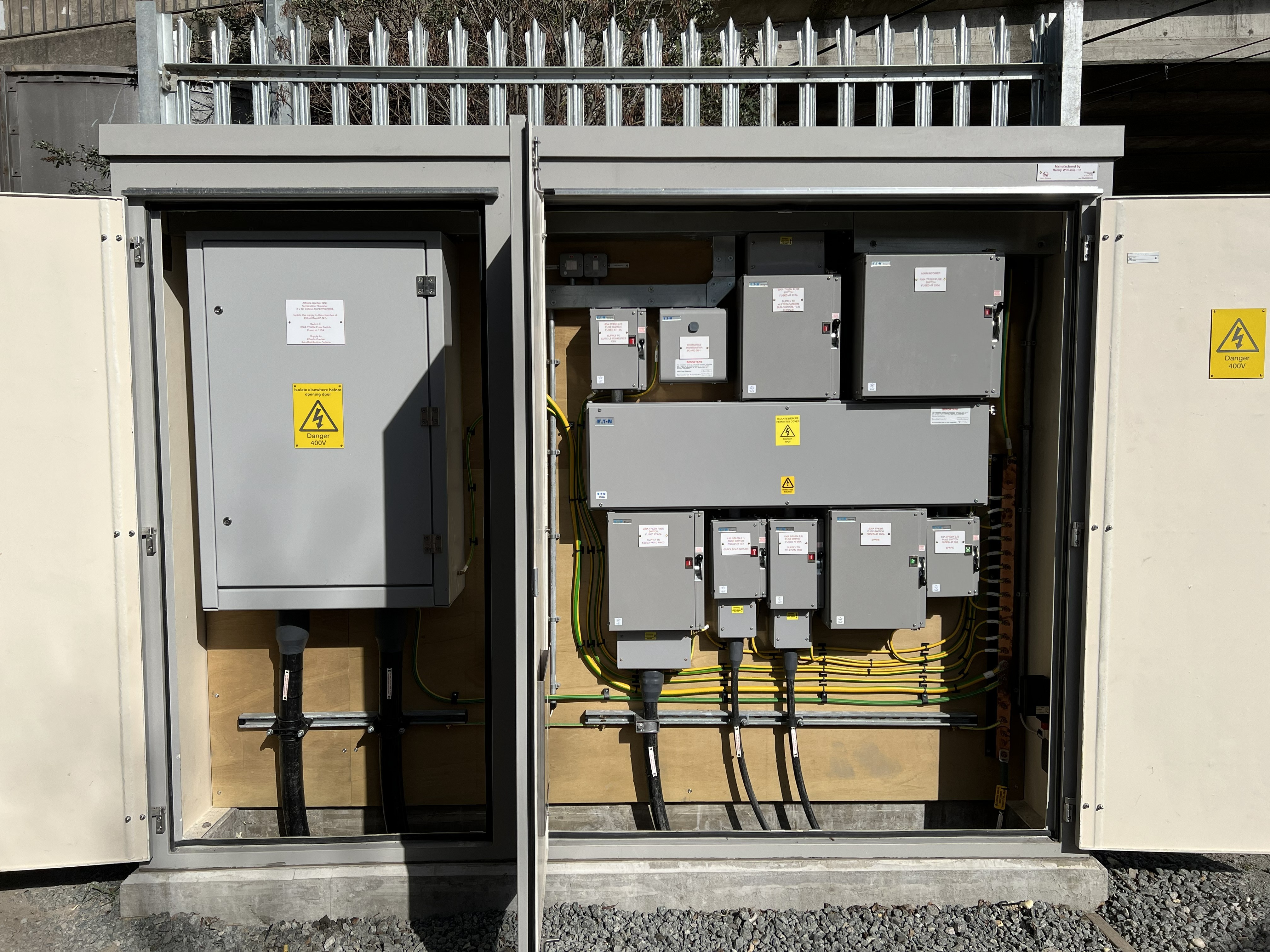 An electrical rail project completed by DPH