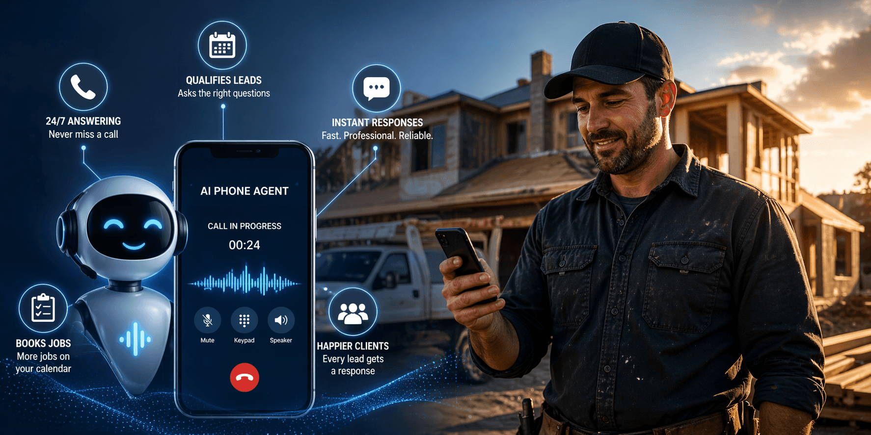 AI answering service for contractors