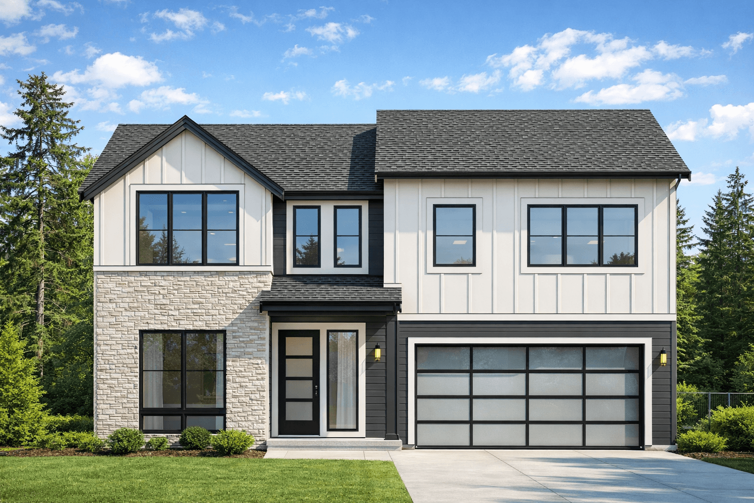 Elevation A  Residence One -3167 SFT