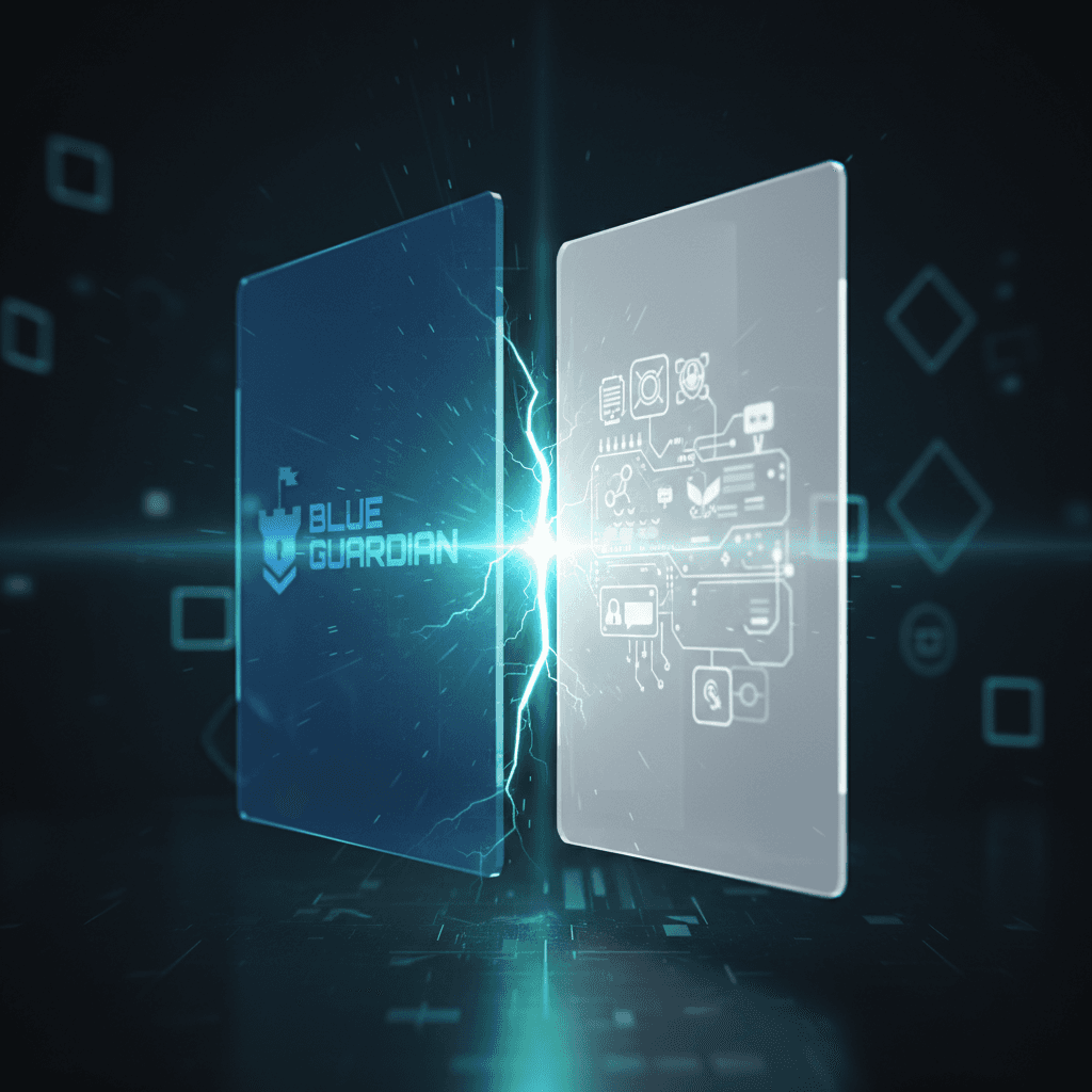 Abstract art showing separation between cTrader and MT5 technology stacks, symbolizing platform incompatibility