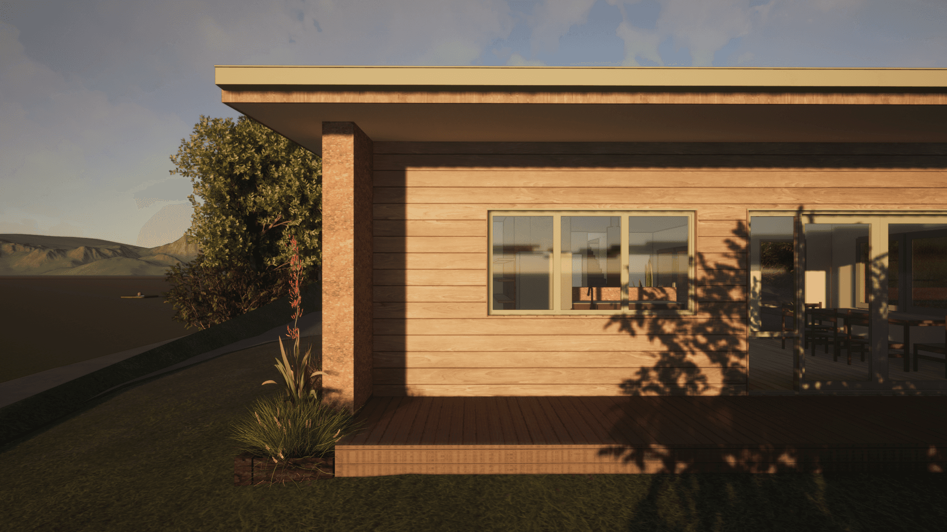 Architectural render of concept project