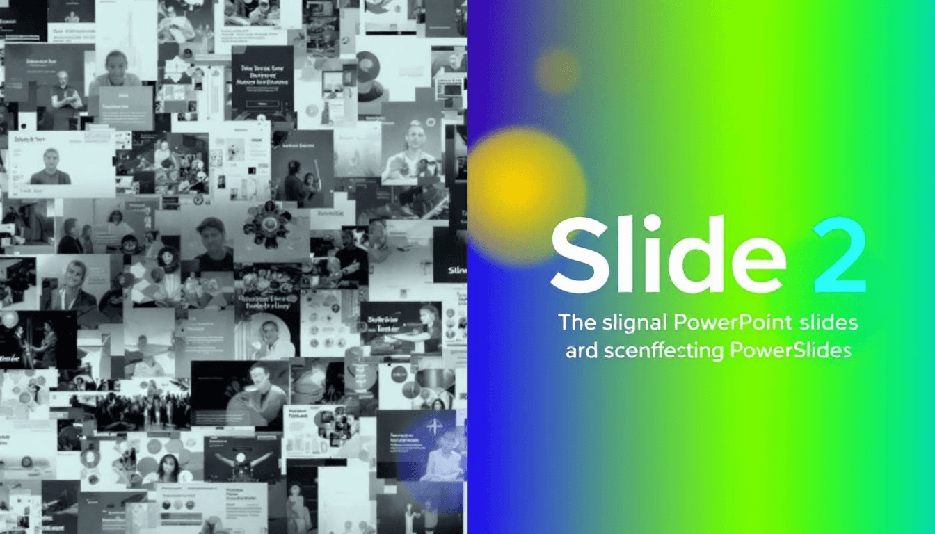 A comparison of well-designed versus poorly designed PowerPoint slides.