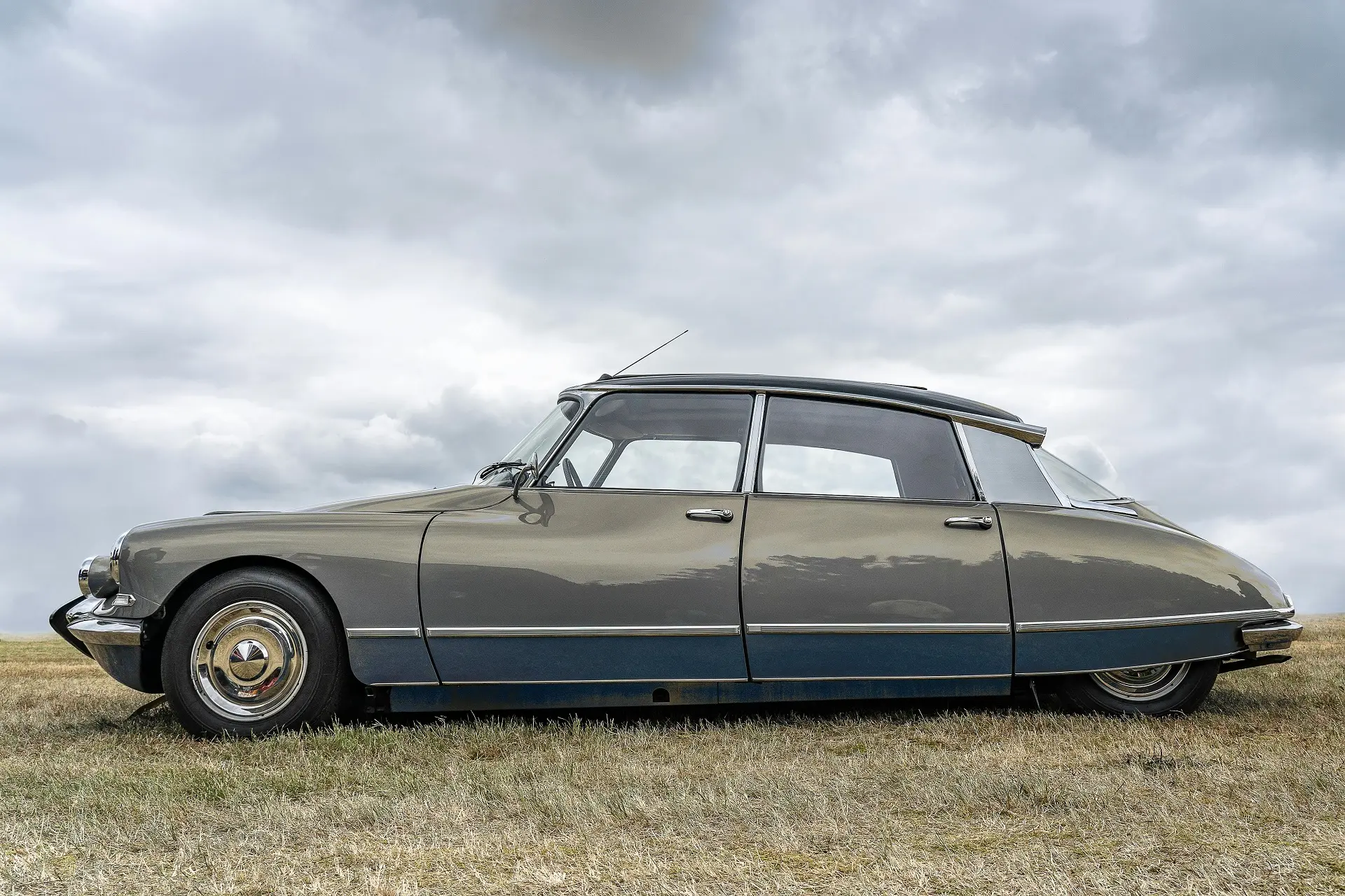 Citroën DS, the timeless French design icon — elegant, futuristic, and restored to preserve Europe’s artisanal heritage and innovation.