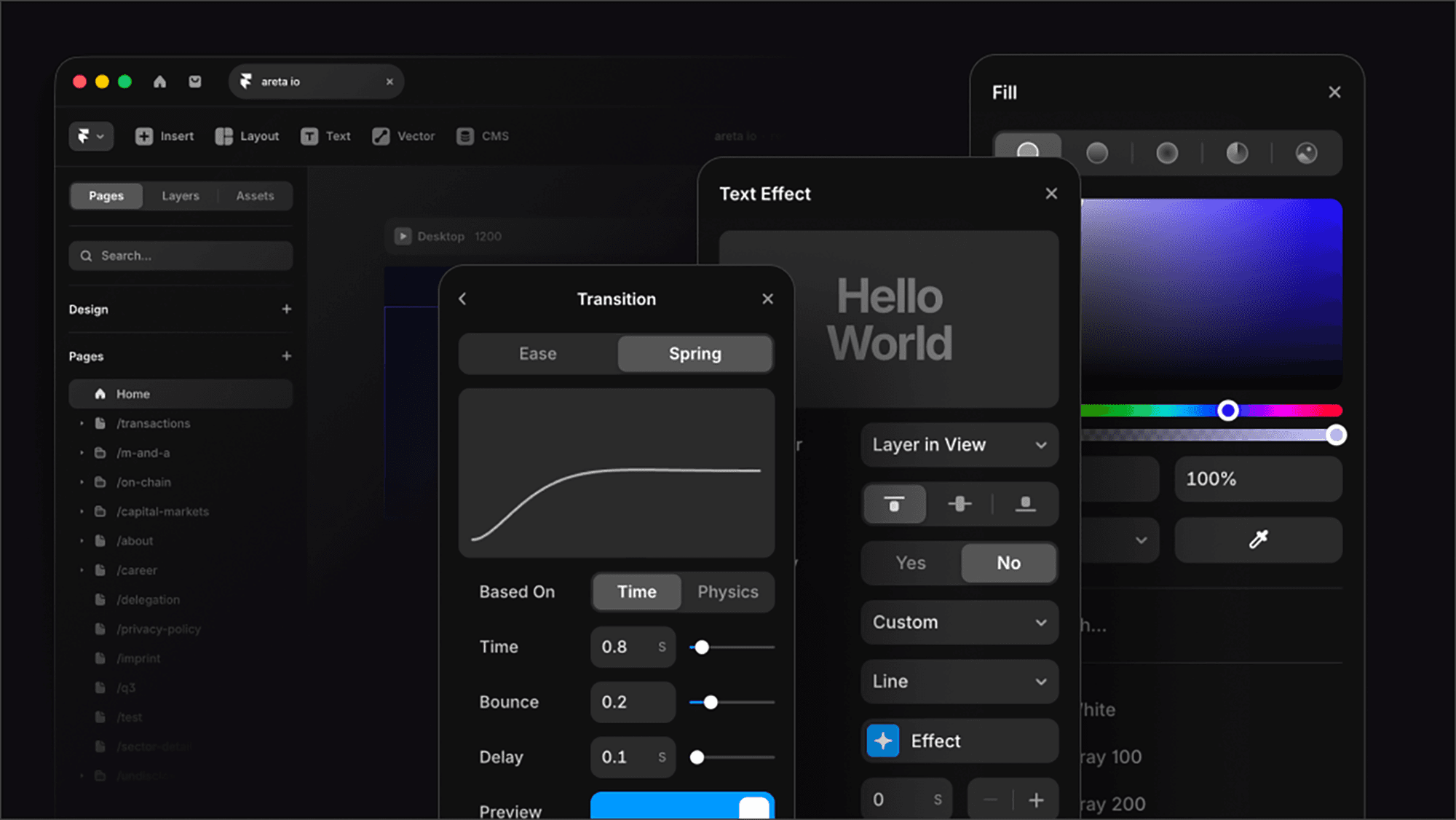 design and development collaboration in framer