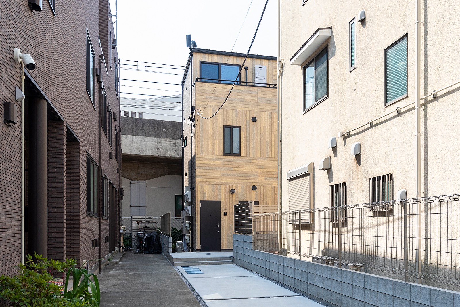 旗竿地での建設実績