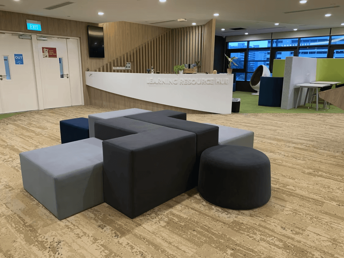 empty chair in front of table