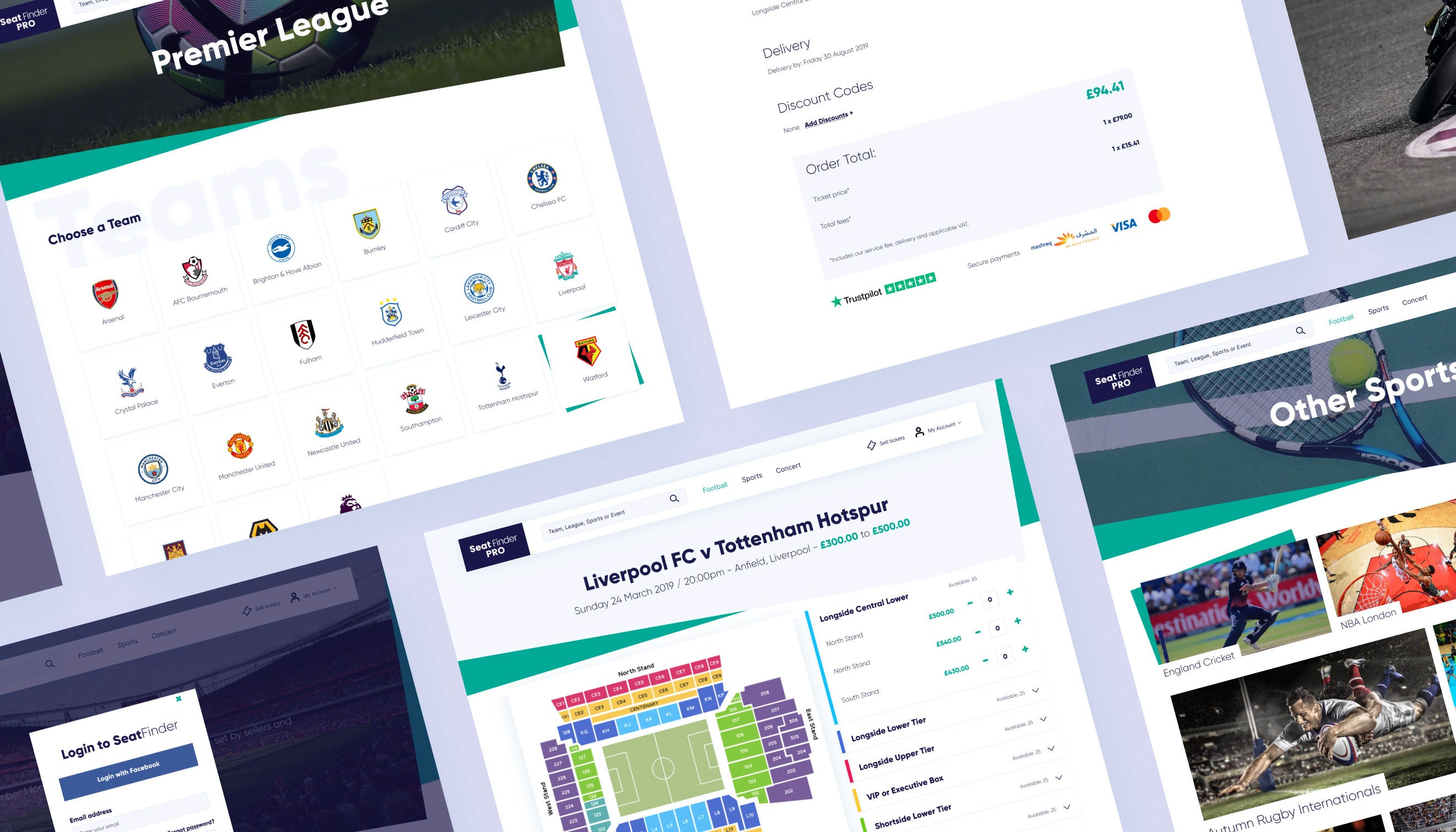 Seat Finder template designs