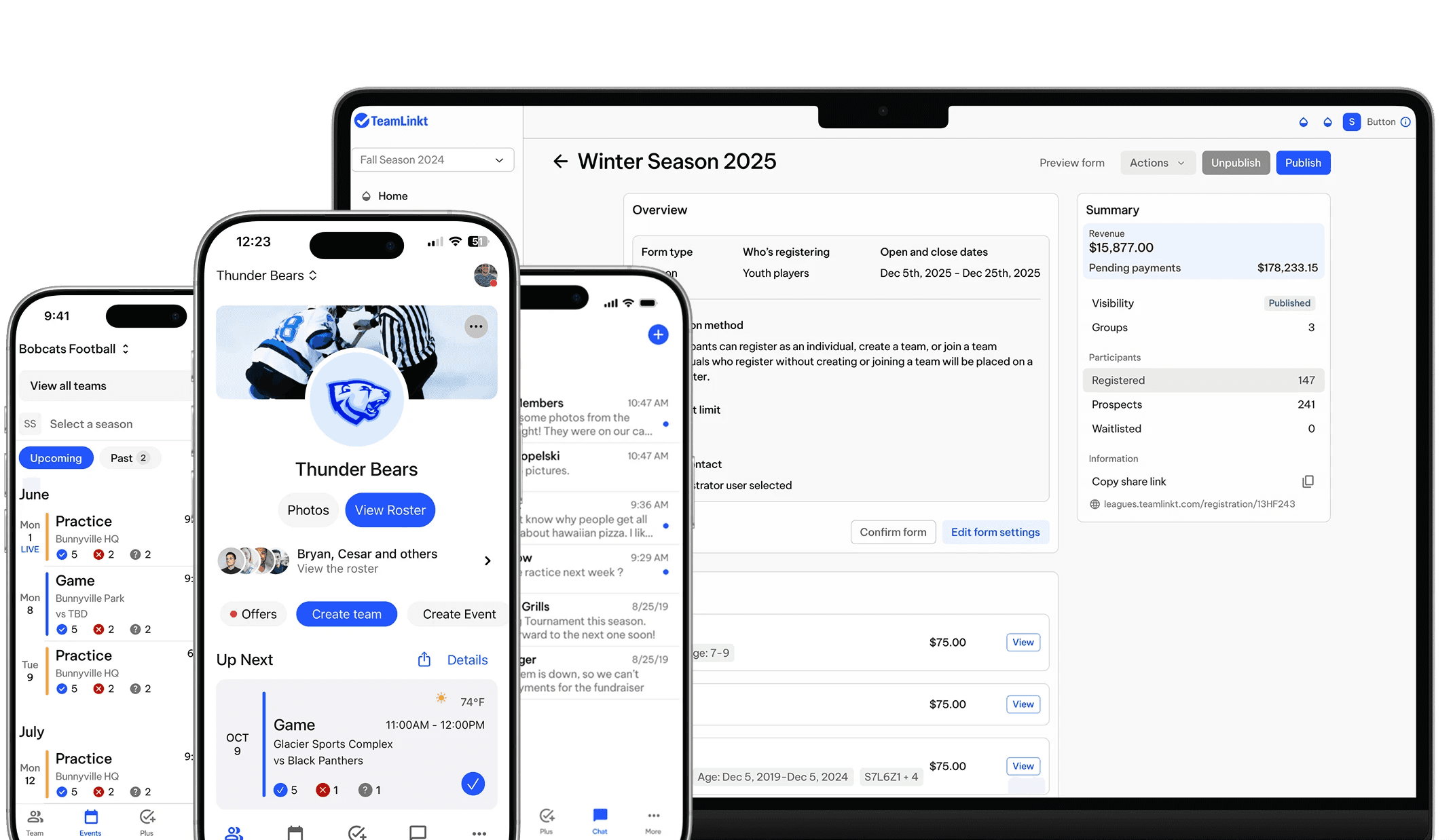 TeamLinkt's Registration Software - Multi-platform