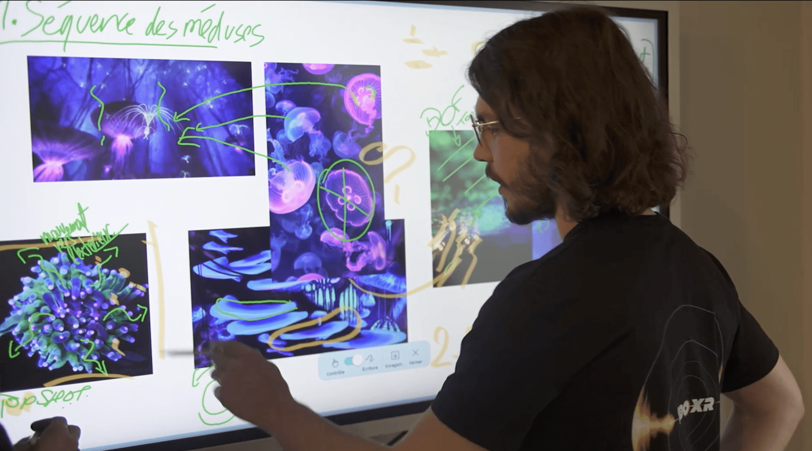 An image showing an immersive world on a laptop screen created cheaper with significantly reduced technical and logistical costs. 