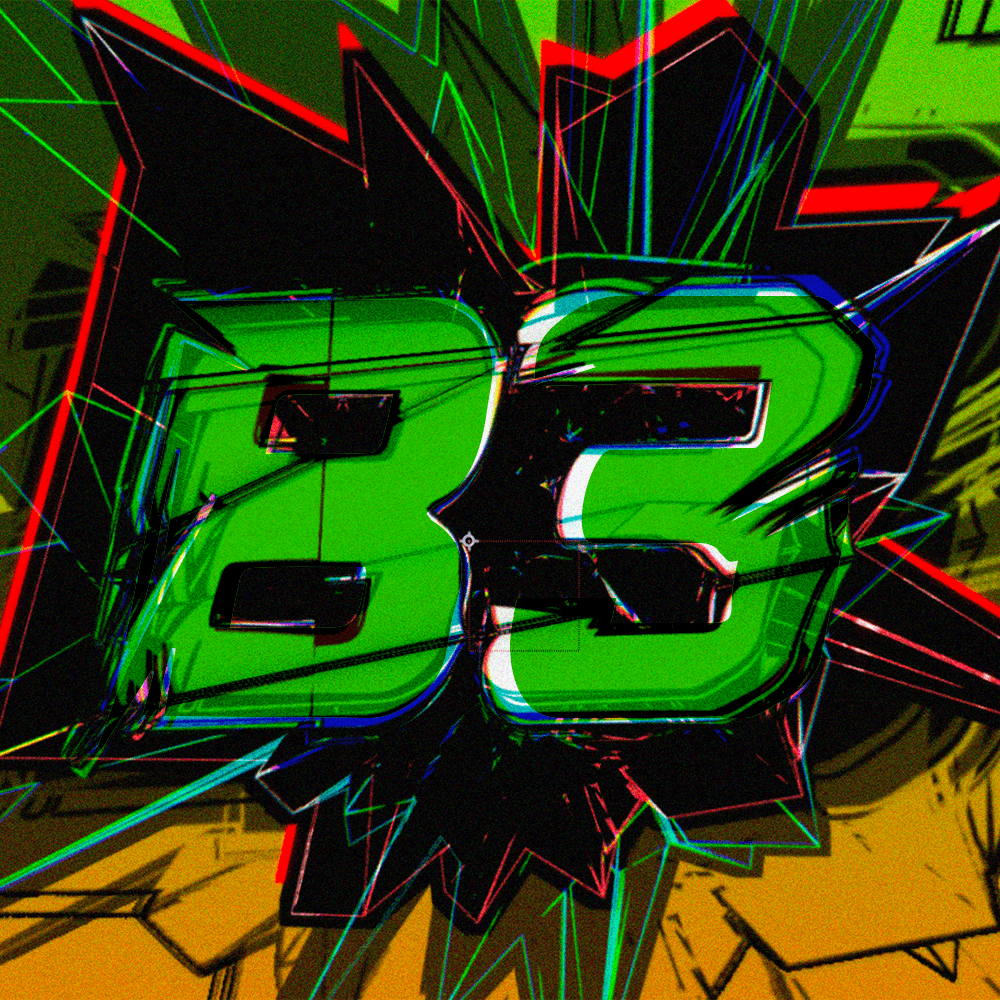 Black and white wave