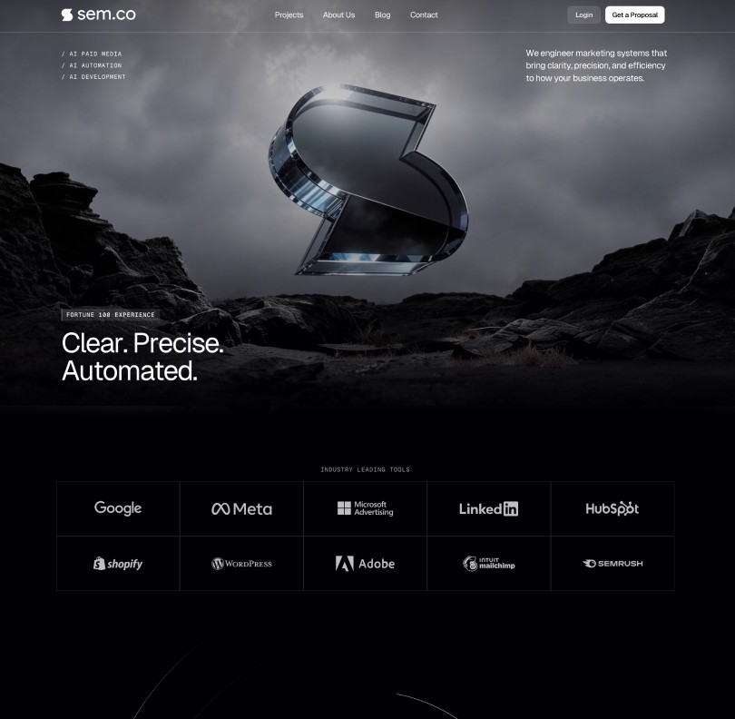sem.co landing page