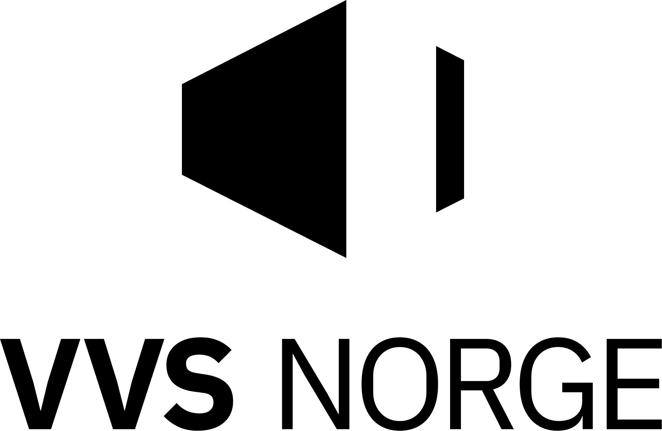 VVS Norge logo sort
