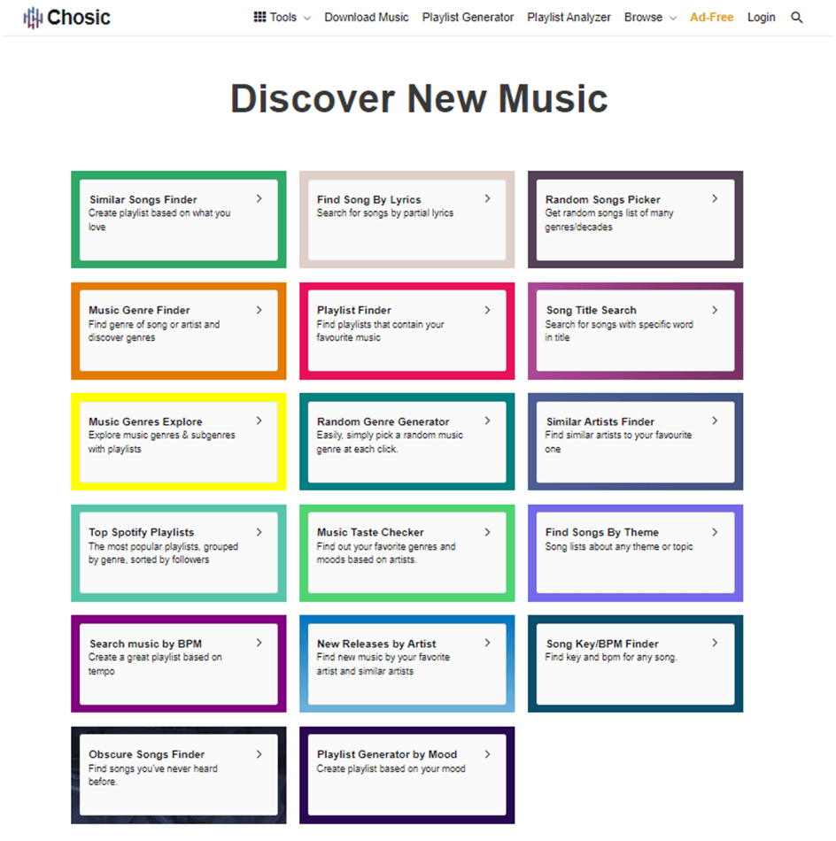 chosic - royalty free music licensing for film