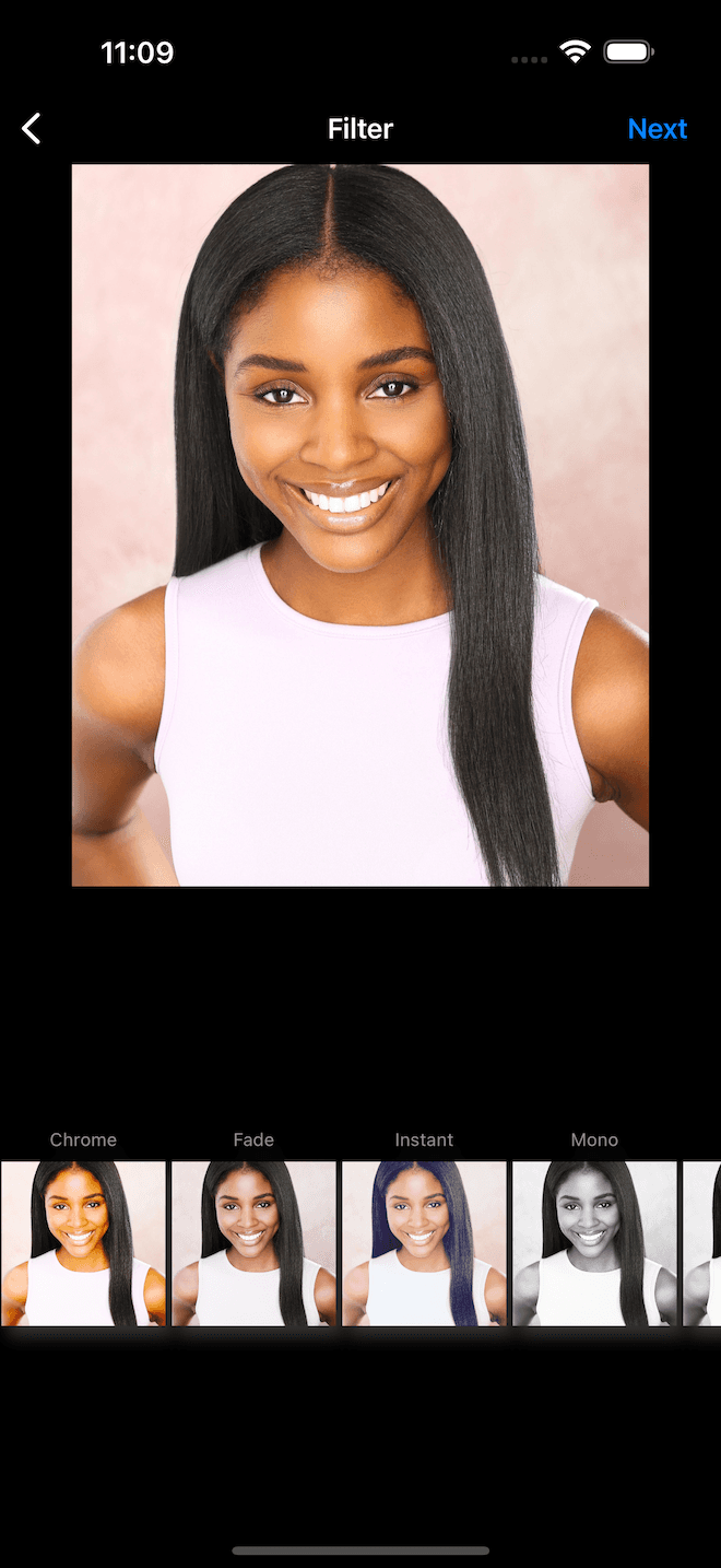 Add your resume profile picture screen