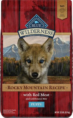 Blue Buffalo Wilderness Rocky Mountain Recipe with Red Meat Puppy Grain-Free Dry Dog Food