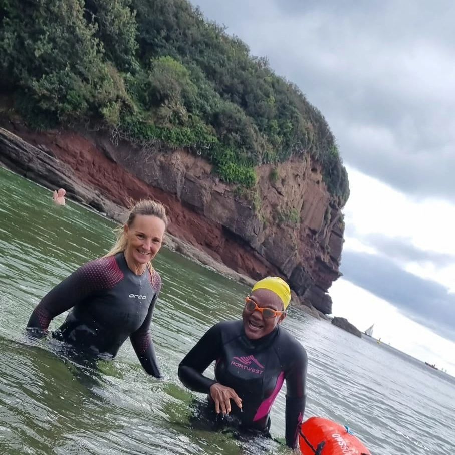 A swim class in Dunmore East