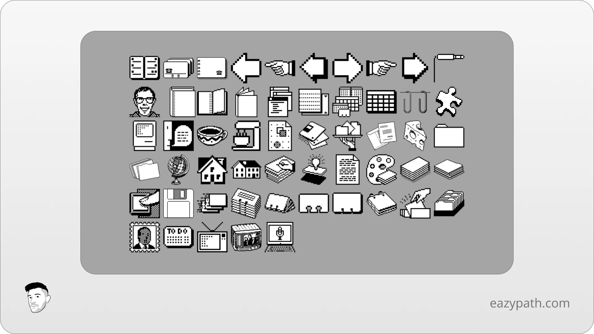 HyperCard OS Icons & Graphics Pack (for Notion)