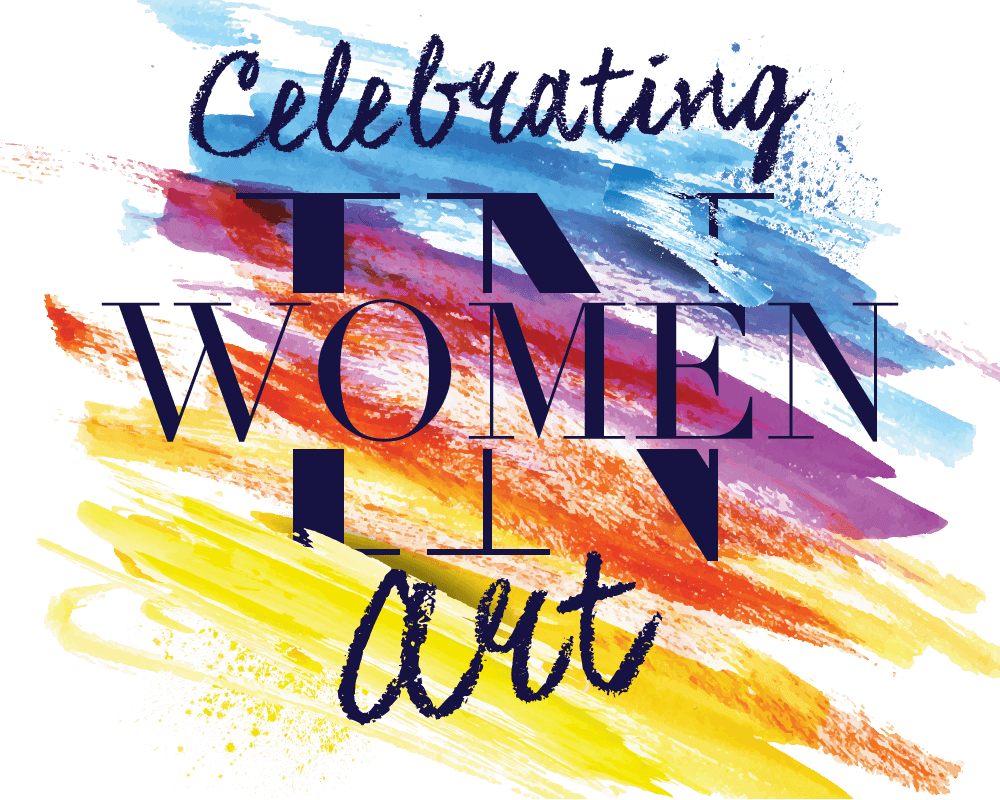 "Women In Art" logo for AKINASIA by Suzaku Productions