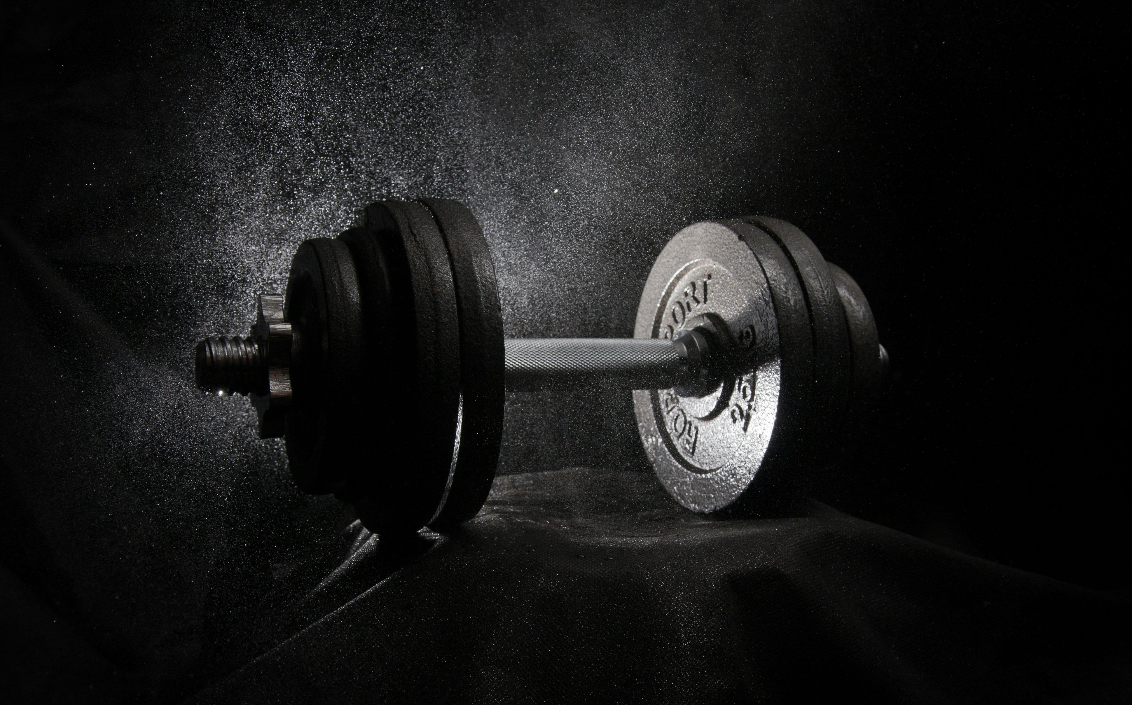 A Cinematic Picture of a Dumbbell