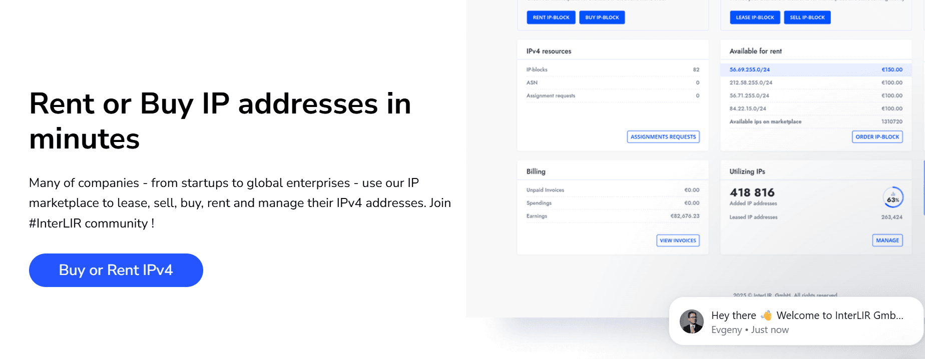 Interlir: IPXO alternatives