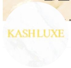 The image features the text "KASHLUXE" in gold lettering on a light, marble-like background, giving it a luxurious and elegant feel.